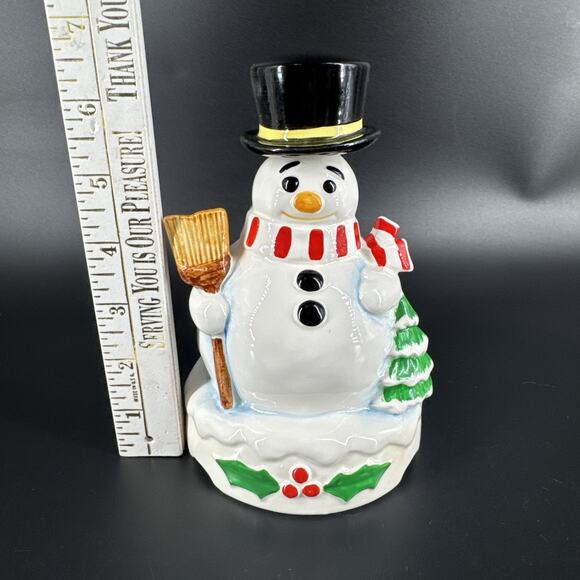 RARE Vintage Ebeling & Reuss Frosty The Snowman Music Box 1983 READ - Picture 4 of 13